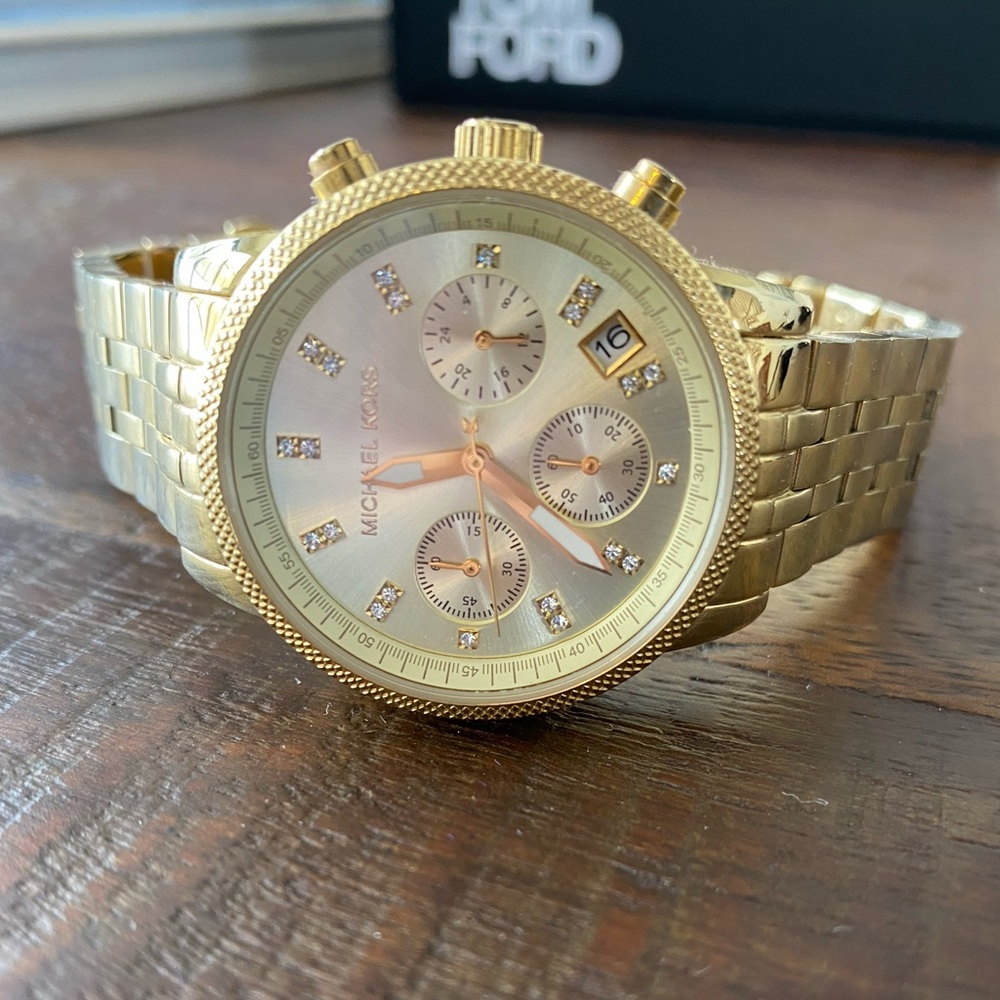 Michael Kors Ritz Watch Gold